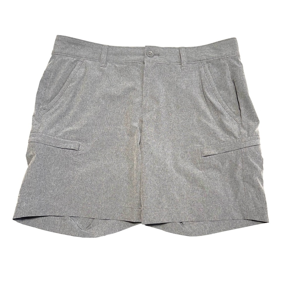 EDDIE BAUER Flexion Amphib Utility Hiking Shorts Grey Gorpcore Outdoor